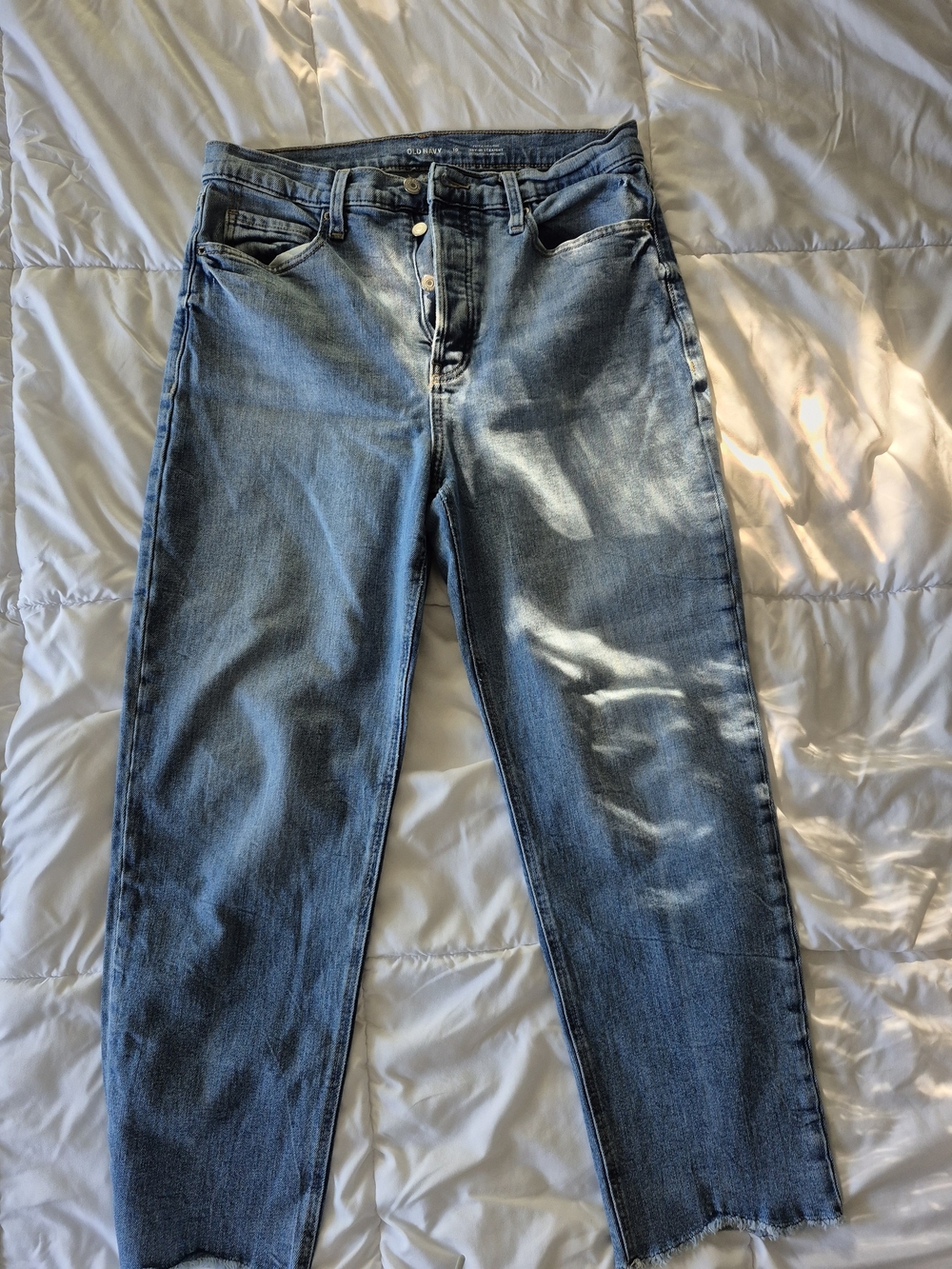 Old Navy Light Blue Straight Leg Jeans